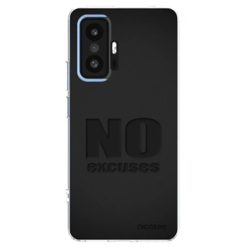 Picasee silikonowe przeźroczyste etui na Xiaomi 11T Pro - No Excuses