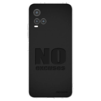 Picasee silikonowe przeźroczyste etui na Vivo Y33s - No Excuses