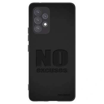 Picasee silikonowe czarne etui na Samsung Galaxy A53 5G A536 - No Excuses