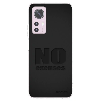 Picasee silikonowe przeźroczyste etui na Xiaomi 12 - No Excuses