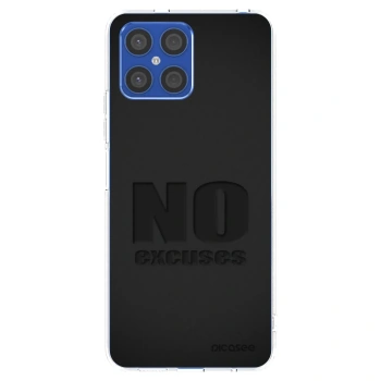 Picasee silikonowe przeźroczyste etui na Honor X8 4G - No Excuses