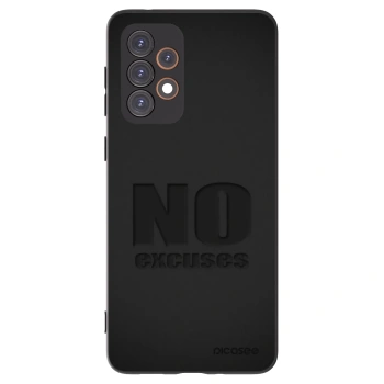 Picasee silikonowe czarne etui na Samsung Galaxy A33 5G A336 - No Excuses