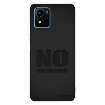 Picasee silikonowe przeźroczyste etui na Vivo Y01 - No Excuses