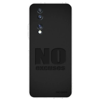 Picasee silikonowe przeźroczyste etui na Honor 70 - No Excuses