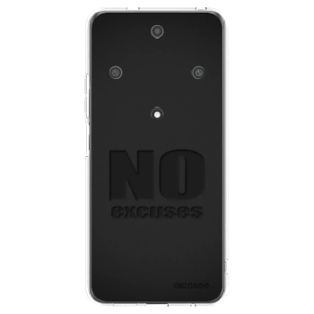 Picasee silikonowe przeźroczyste etui na Honor Magic5 Lite 5G - No Excuses