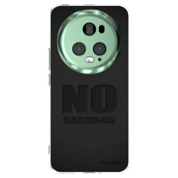 Picasee silikonowe przeźroczyste etui na Honor Magic5 Pro - No Excuses