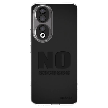 Picasee silikonowe przeźroczyste etui na Honor 90 5G - No Excuses