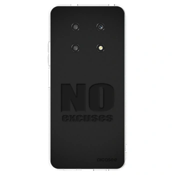 Picasee silikonowe przeźroczyste etui na Honor Magic4 Lite 5G - No Excuses
