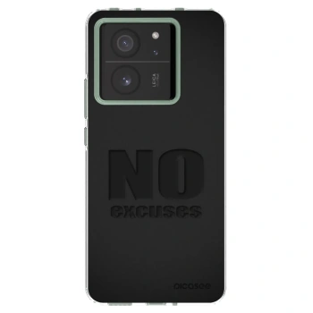Picasee silikonowe przeźroczyste etui na Xiaomi 13T Pro - No Excuses