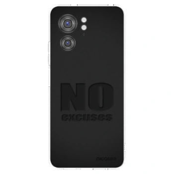 Picasee silikonowe przeźroczyste etui na Motorola Edge 40 - No Excuses