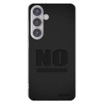 Picasee silikonowe przeźroczyste etui na Samsung Galaxy S24 S921B 5G - No Excuses