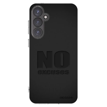 Picasee silikonowe przeźroczyste etui na Samsung Galaxy S23 FE S711B - No Excuses