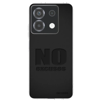 Picasee silikonowe przeźroczyste etui na Xiaomi Poco X6 - No Excuses