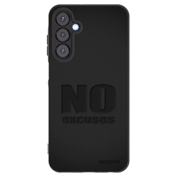 Picasee silikonowe czarne etui na Samsung Galaxy A25 A256B 5G - No Excuses