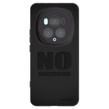 Picasee silikonowe czarne etui na Honor Magic6 Pro - No Excuses