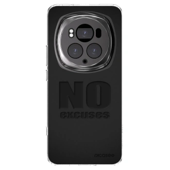 Picasee silikonowe przeźroczyste etui na Honor Magic6 Pro - No Excuses