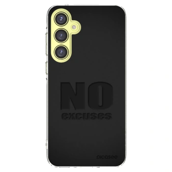 Picasee silikonowe przeźroczyste etui na Samsung Galaxy A35 5G A356B - No Excuses