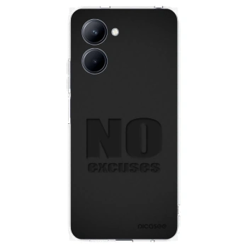 Picasee silikonowe przeźroczyste etui na Realme C33 (2023) - No Excuses