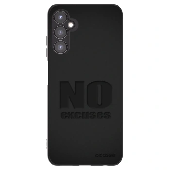 Picasee silikonowe czarne etui na Samsung Galaxy A05s A057G - No Excuses