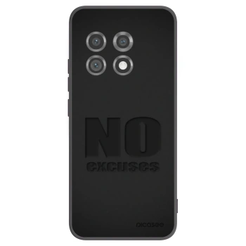 Picasee silikonowe czarne etui na OnePlus 11 5G - No Excuses