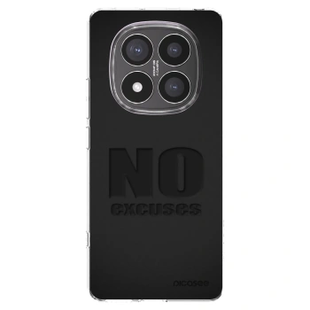 Picasee silikonowe przeźroczyste etui na Xiaomi Redmi Note 14 Pro+ 5G - No Excuses