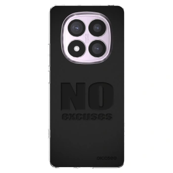 Picasee silikonowe przeźroczyste etui na Xiaomi Redmi Note 14 Pro 5G - No Excuses