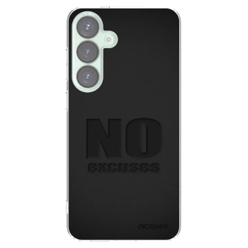 Picasee silikonowe przeźroczyste etui na Samsung Galaxy S25+ 5G - No Excuses