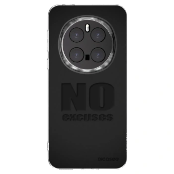 Picasee silikonowe przeźroczyste etui na Honor Magic7 Pro 5G - No Excuses