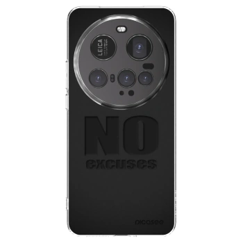 Picasee silikonowe przeźroczyste etui na Xiaomi 15 Ultra - No Excuses