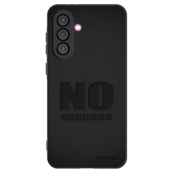 Picasee silikonowe czarne etui na Samsung Galaxy A56 5G A566B - No Excuses