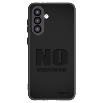 Picasee silikonowe czarne etui na Samsung Galaxy A26 5G A266B - No Excuses