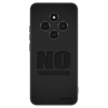 Picasee silikonowe czarne etui na Xiaomi Poco C75 - No Excuses