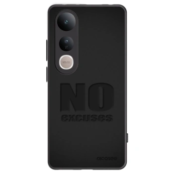 Picasee silikonowe czarne etui na Vivo V50 Lite 5G - No Excuses
