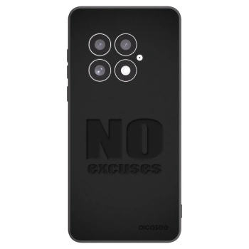 Picasee silikonowe czarne etui na OnePlus 13 5G - No Excuses