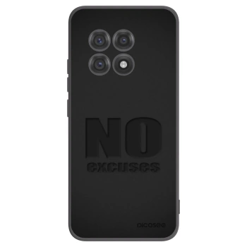 Picasee silikonowe czarne etui na OnePlus 13R 5G - No Excuses