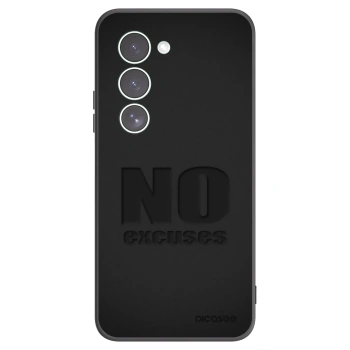 Picasee silikonowe czarne etui na Xiaomi Redmi 15 5G - No Excuses