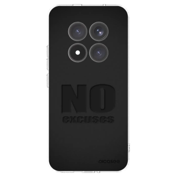 Picasee silikonowe przeźroczyste etui na Xiaomi Redmi Note 15 Pro+ - No Excuses