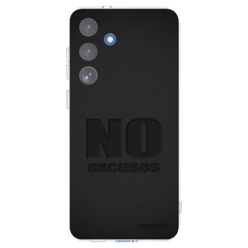Picasee silikonowe przeźroczyste etui na Samsung Galaxy S25 FE 5G - No Excuses