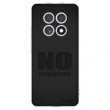 Picasee silikonowe przeźroczyste etui na Xiaomi Redmi Note 15 4G - No Excuses