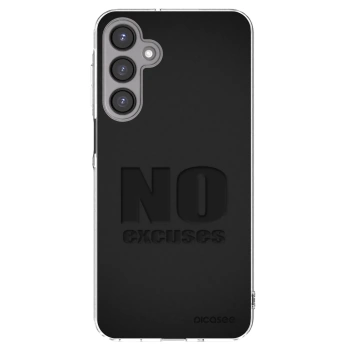 Picasee silikonowe przeźroczyste etui na Samsung Galaxy A16 4G - No Excuses