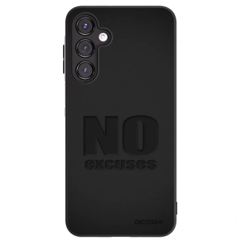 Picasee silikonowe czarne etui na Samsung Galaxy A16 4G - No Excuses