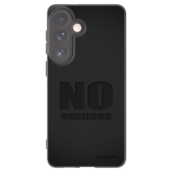 Picasee silikonowe czarne etui na Samsung Galaxy S26+ - No Excuses