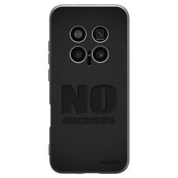 Picasee silikonowe czarne etui na Honor Magic8 Pro 5G - No Excuses
