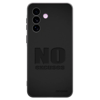 Picasee silikonowe czarne etui na Samsung Galaxy A57 5G - No Excuses