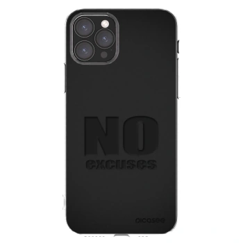 Picasee silikonowe przeźroczyste etui na Apple iPhone 11 Pro - No Excuses