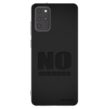 Picasee silikonowe przeźroczyste etui na Samsung Galaxy S20+ G985F - No Excuses