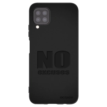 Picasee silikonowe czarne etui na Huawei P40 Lite - No Excuses