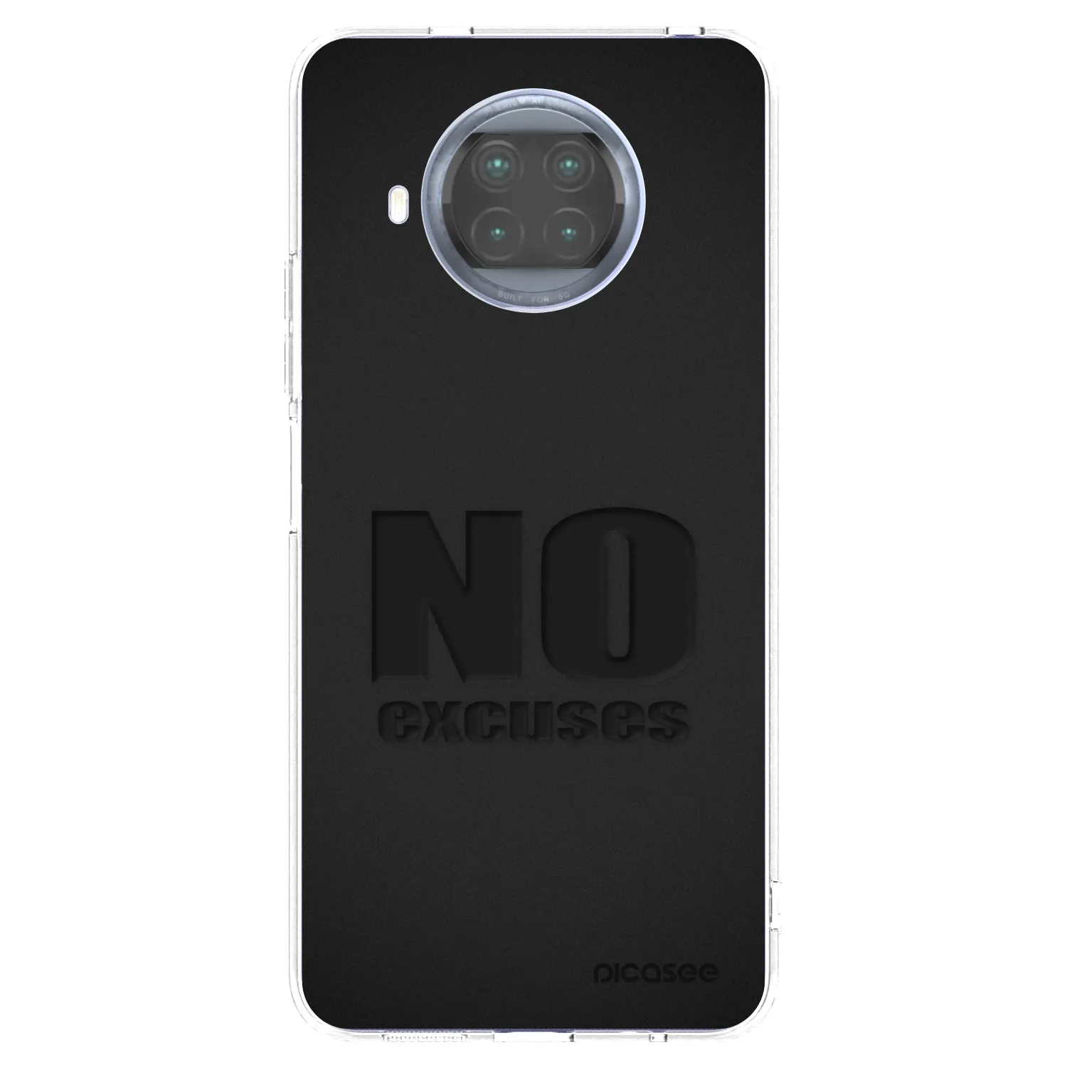Picasee silikonowe przeźroczyste etui na Xiaomi Mi 10T Lite - No Excuses