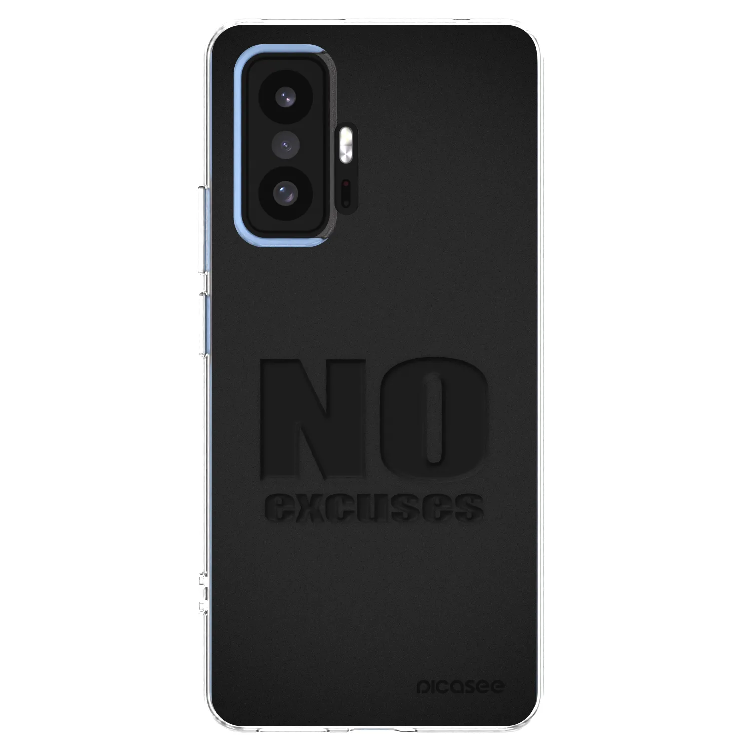 Picasee silikonowe przeźroczyste etui na Xiaomi 11T Pro - No Excuses