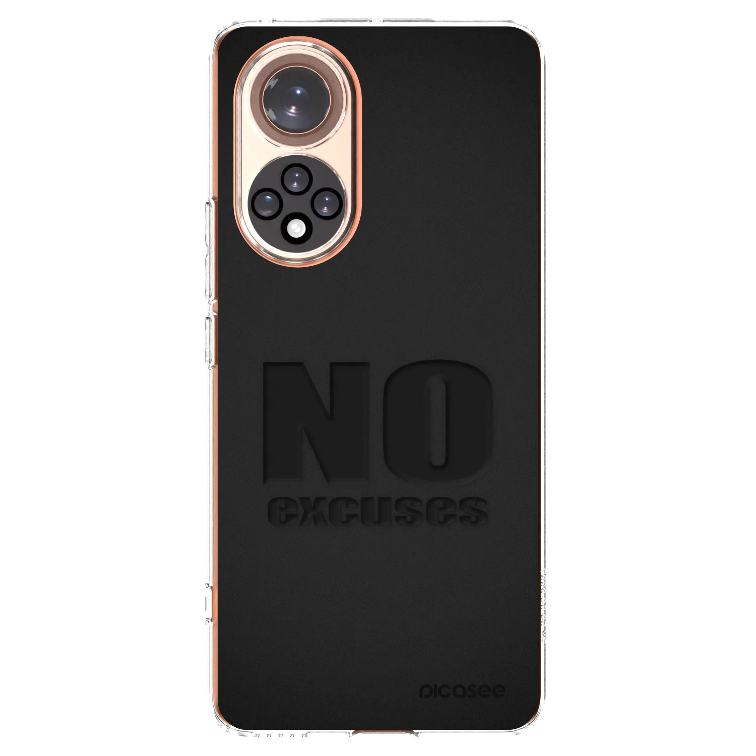 Picasee silikonowe przeźroczyste etui na Huawei Nova 9 - No Excuses